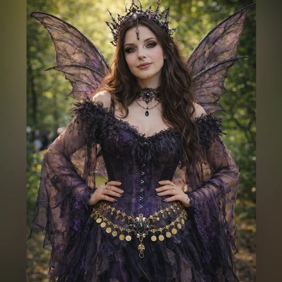 Stunning, Double Layer Coin “Gypsy” Chain Belt- up to 42 inches - Picture 2 of 5